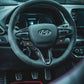 Lenkradspange für Hyundai Lenkrad | Voll Carbon Cover